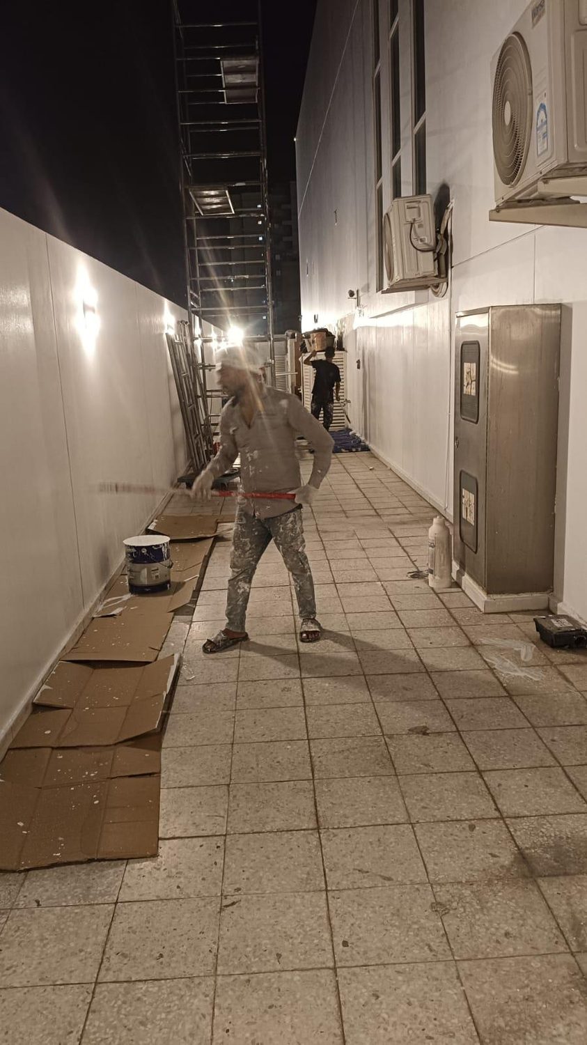 Light Mall Exterior Refurbishment installation